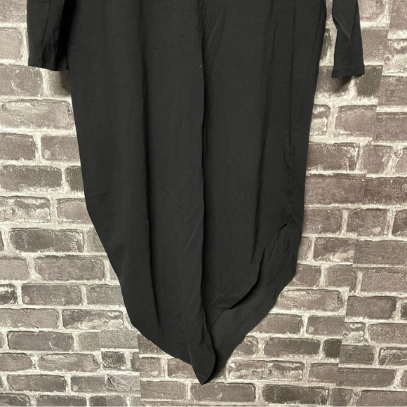 Universal Standard Geneva asymmetrical Dress black - Picture 4 of 7